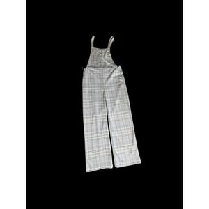 Potters Pot W Overalls Medium Houndstooth Made In USA Soft Knit